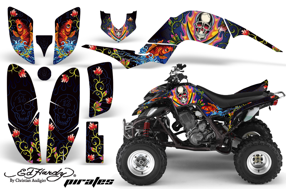 Yamaha Raptor 660 Graphics EH Pirates Blue